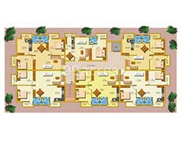 Apartment Floor Plan - Coimbatore, Tamil Nadu